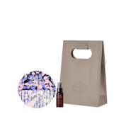【WEB限定】hair comb set gift（purple flower）