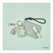 【WEB限定】mojojojo×john masters organics リップカームキーホルダー＋チャームポーチセット（GREEN）